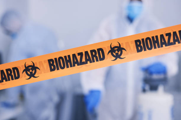 Professional Blood Cleanup technician working in Crockett, TX